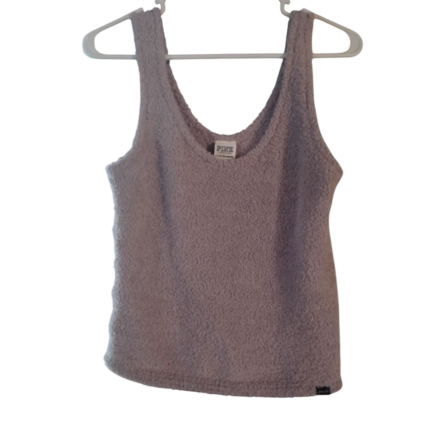 Victoria Secrets Pink Sleepwear Tank Lavender Purple Super Cozy & Soft Lounge Xs